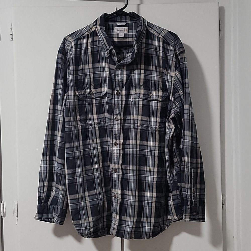 CARHARTT Fort Plaid Long-Sleeve Shirt